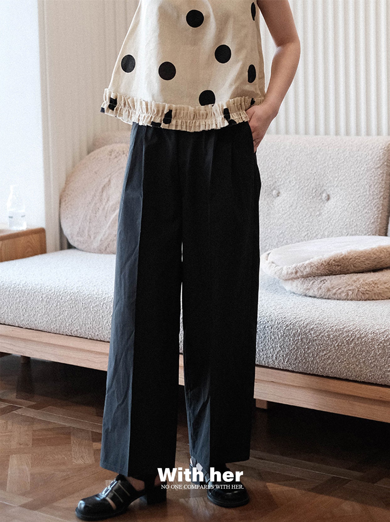 Original Elastic Waist Cropped Pants