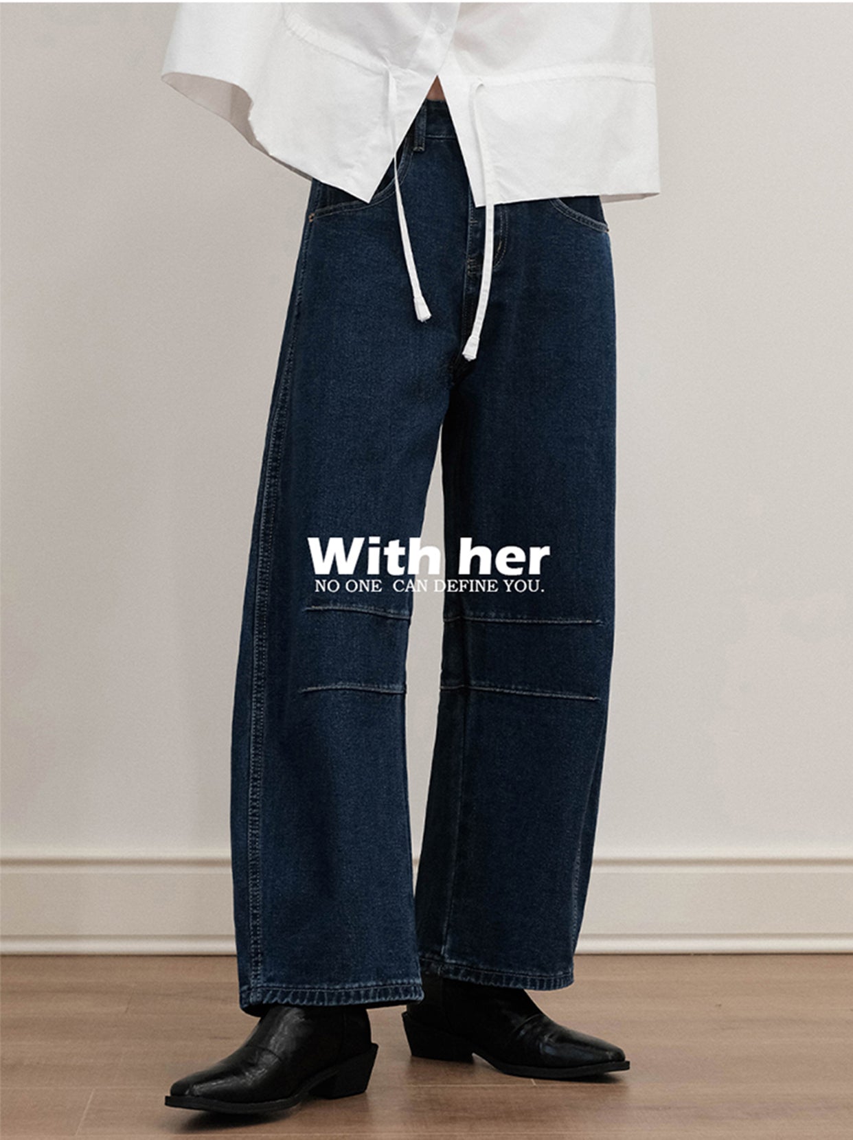 Old School Cropped Jeans