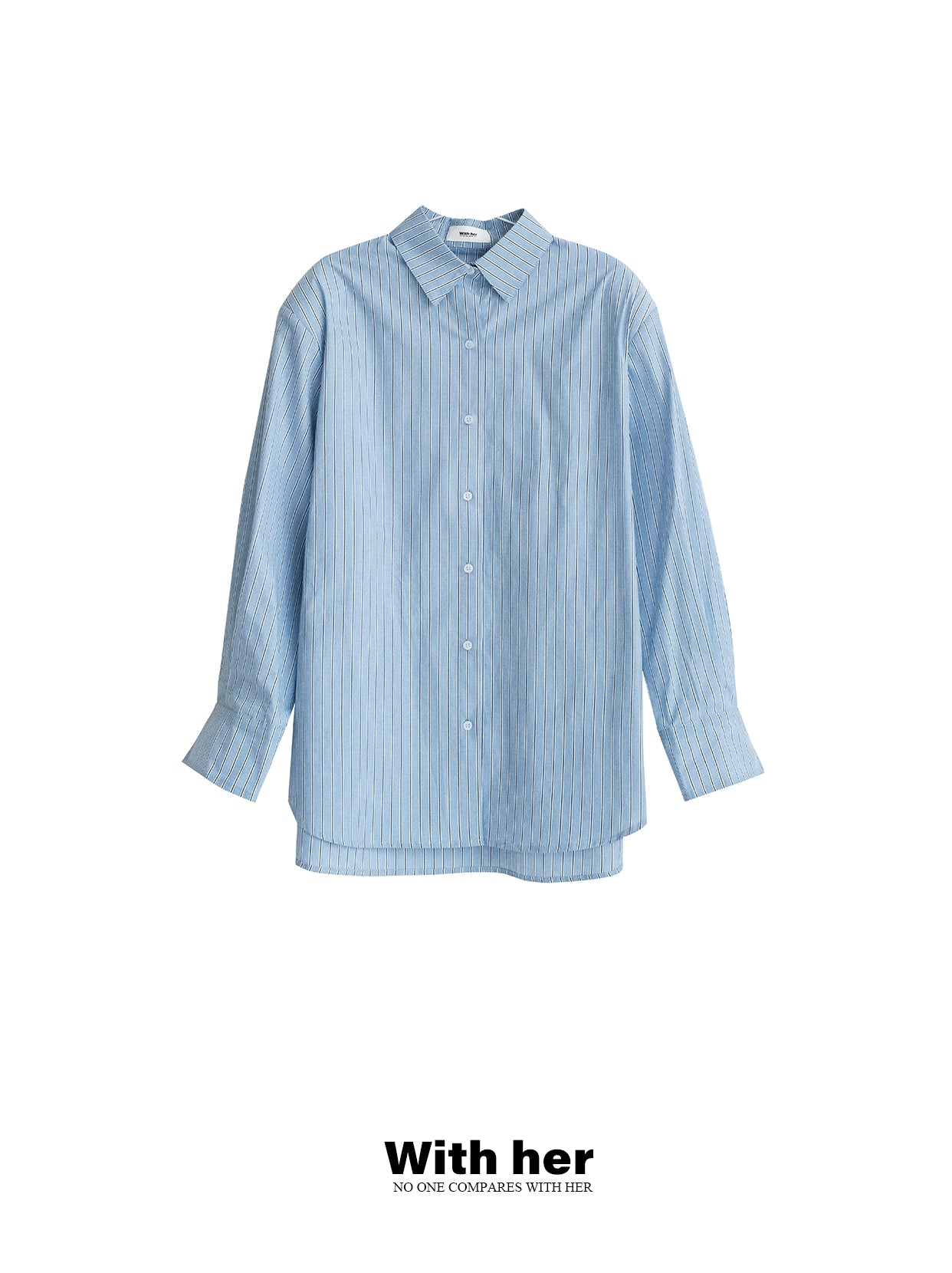 Original Oversized Striped Blouse