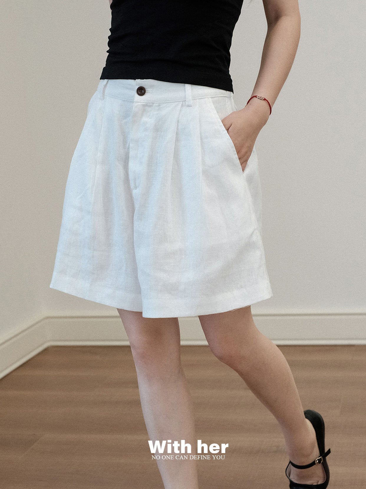 Cotton-linen Shorts