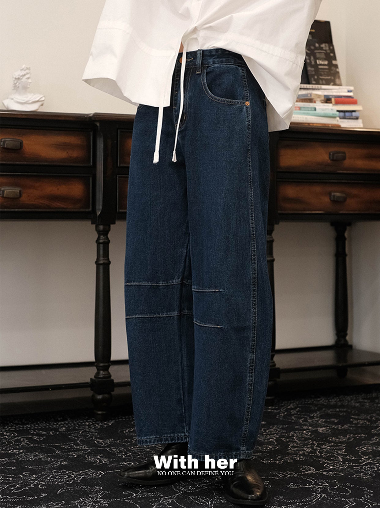 Old School Cropped Jeans