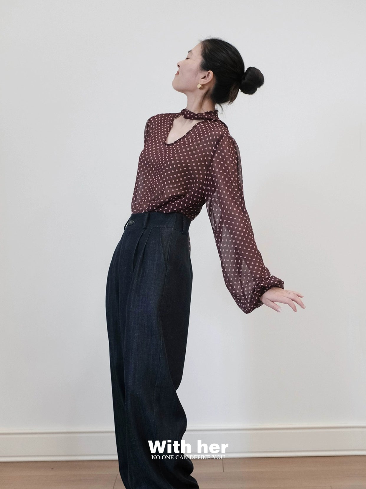 Voile Dots Blouse