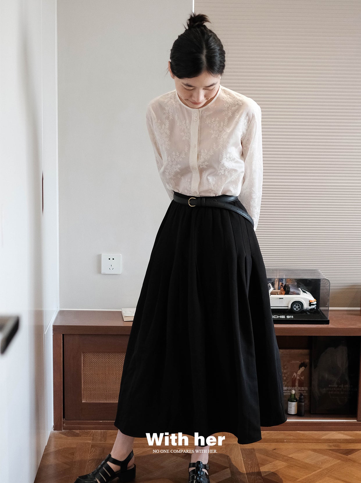 Original Lace Embroidered Shirt