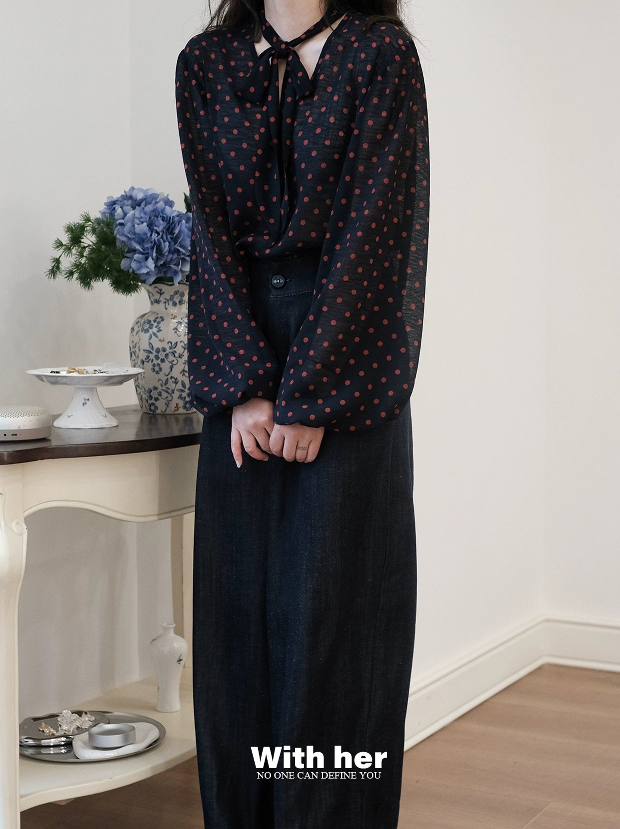 Voile Dots Blouse