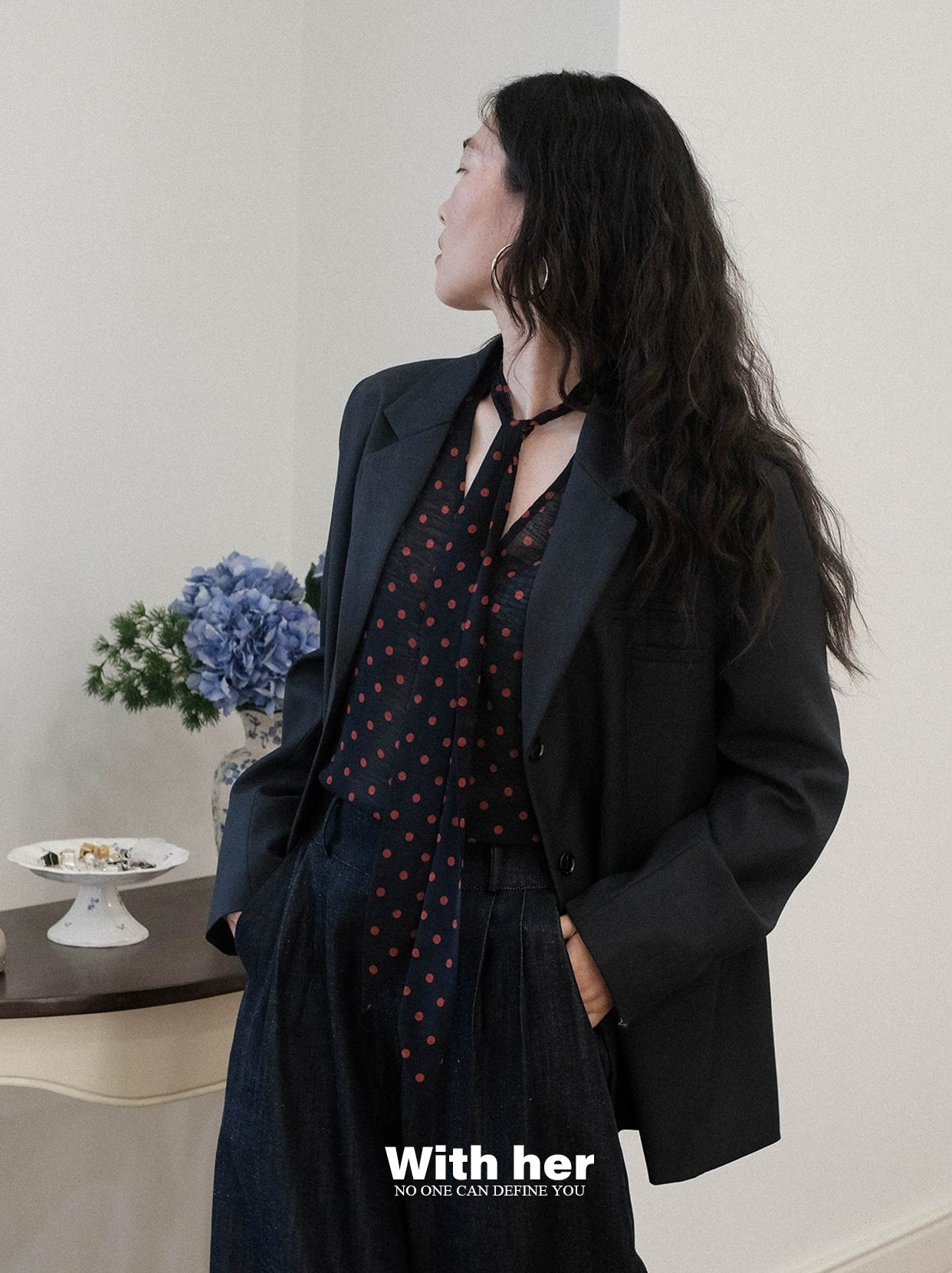 Voile Dots Blouse