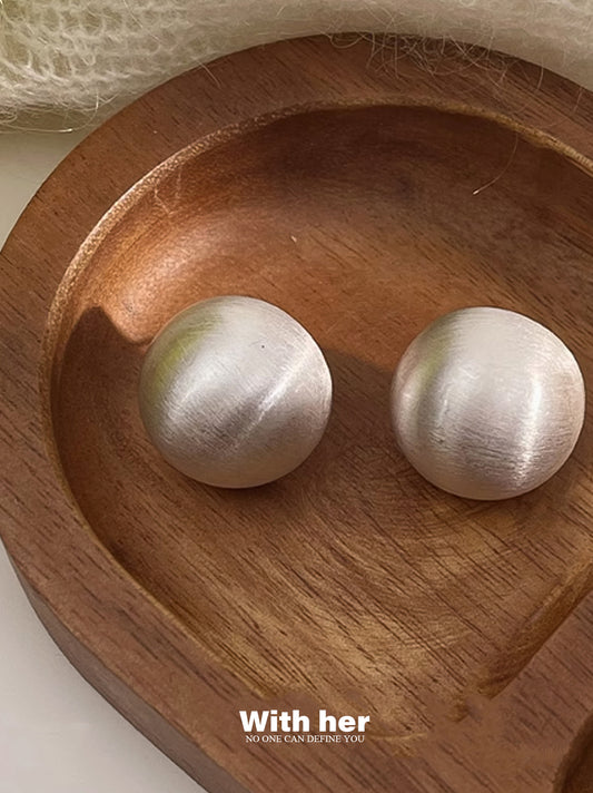 Lustre Semicurcle Earrings