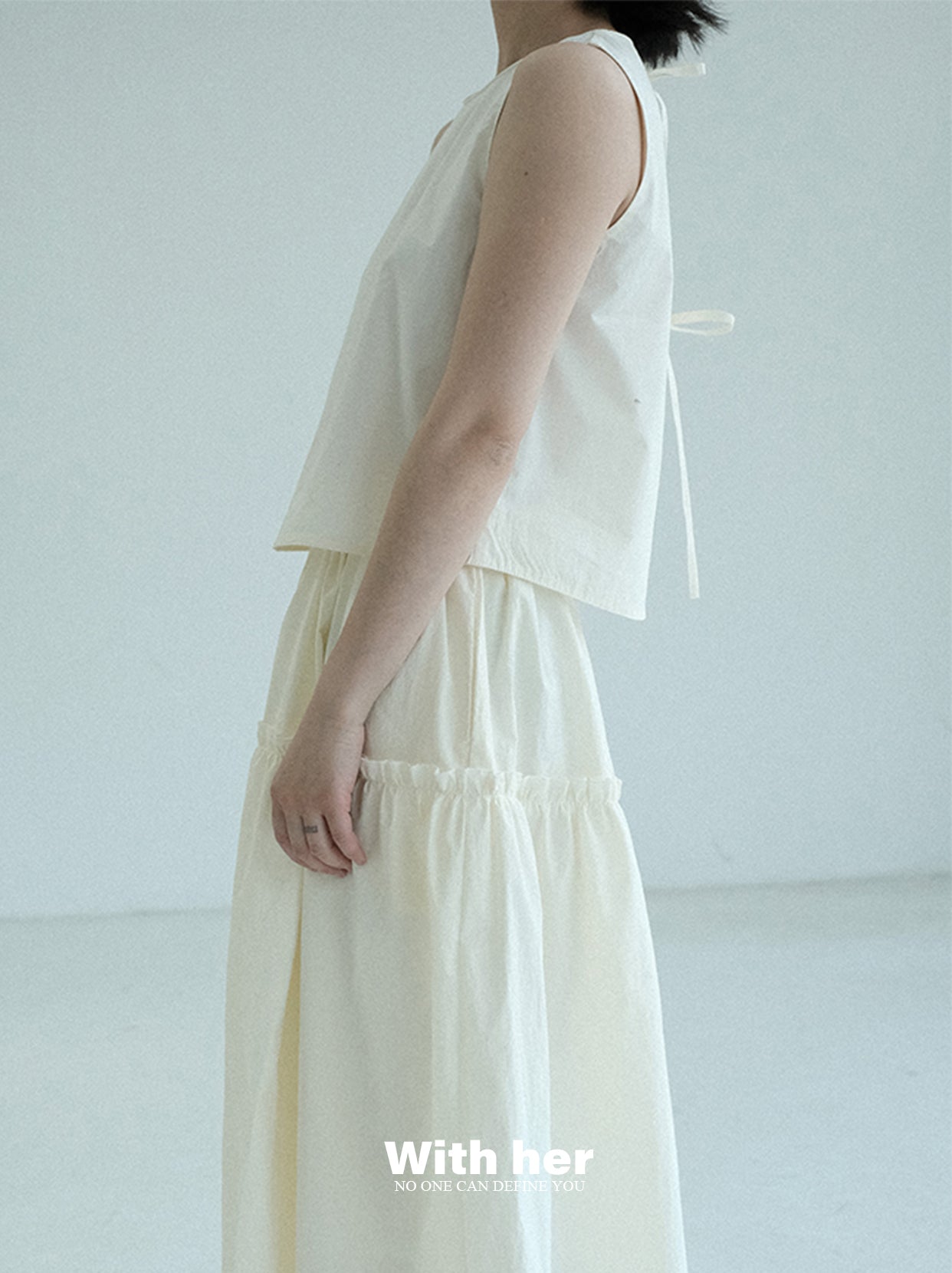 Original Backless Tie-Back Cropped Top