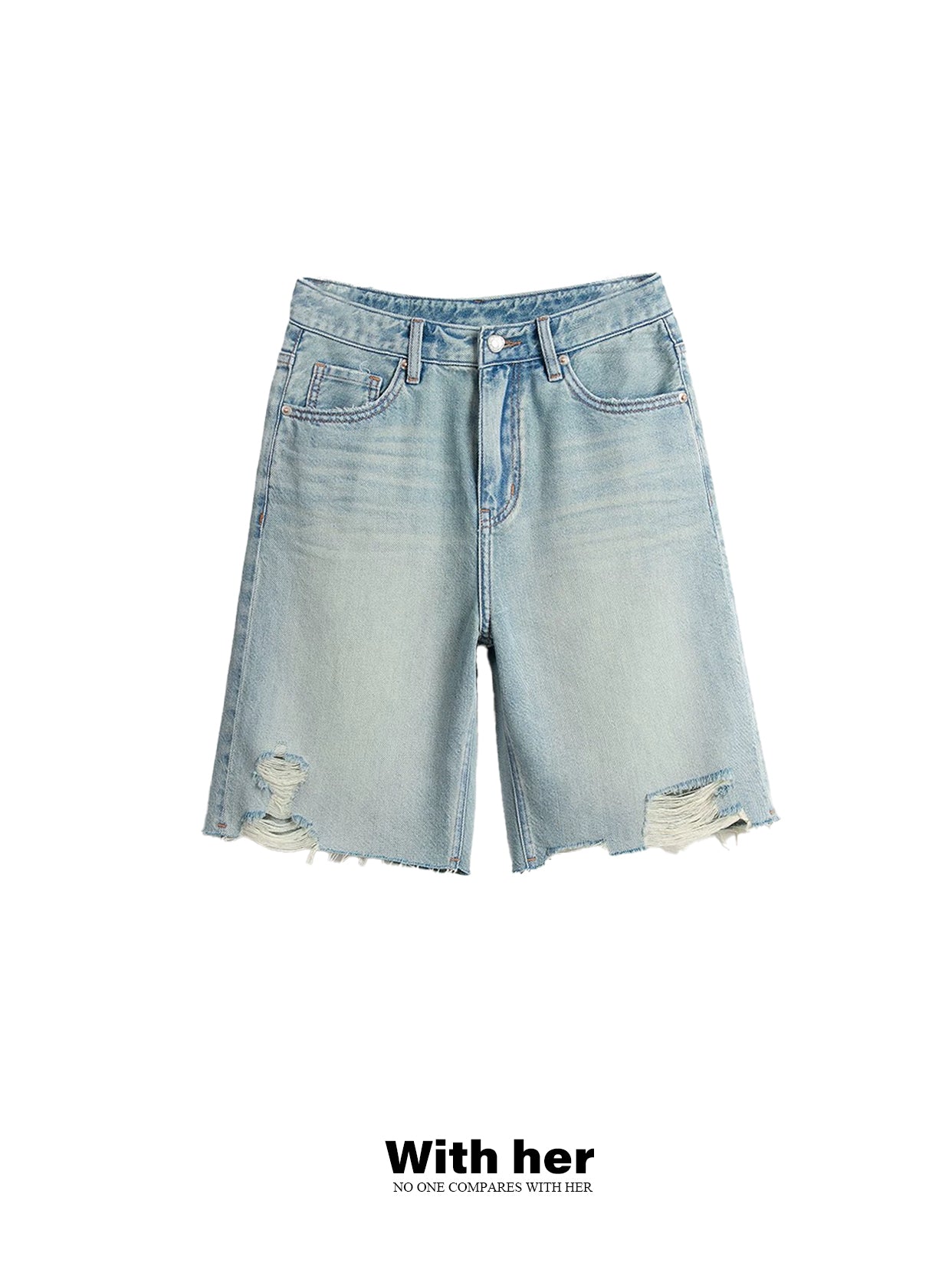 Light Blue Lyocell Denim Pants
