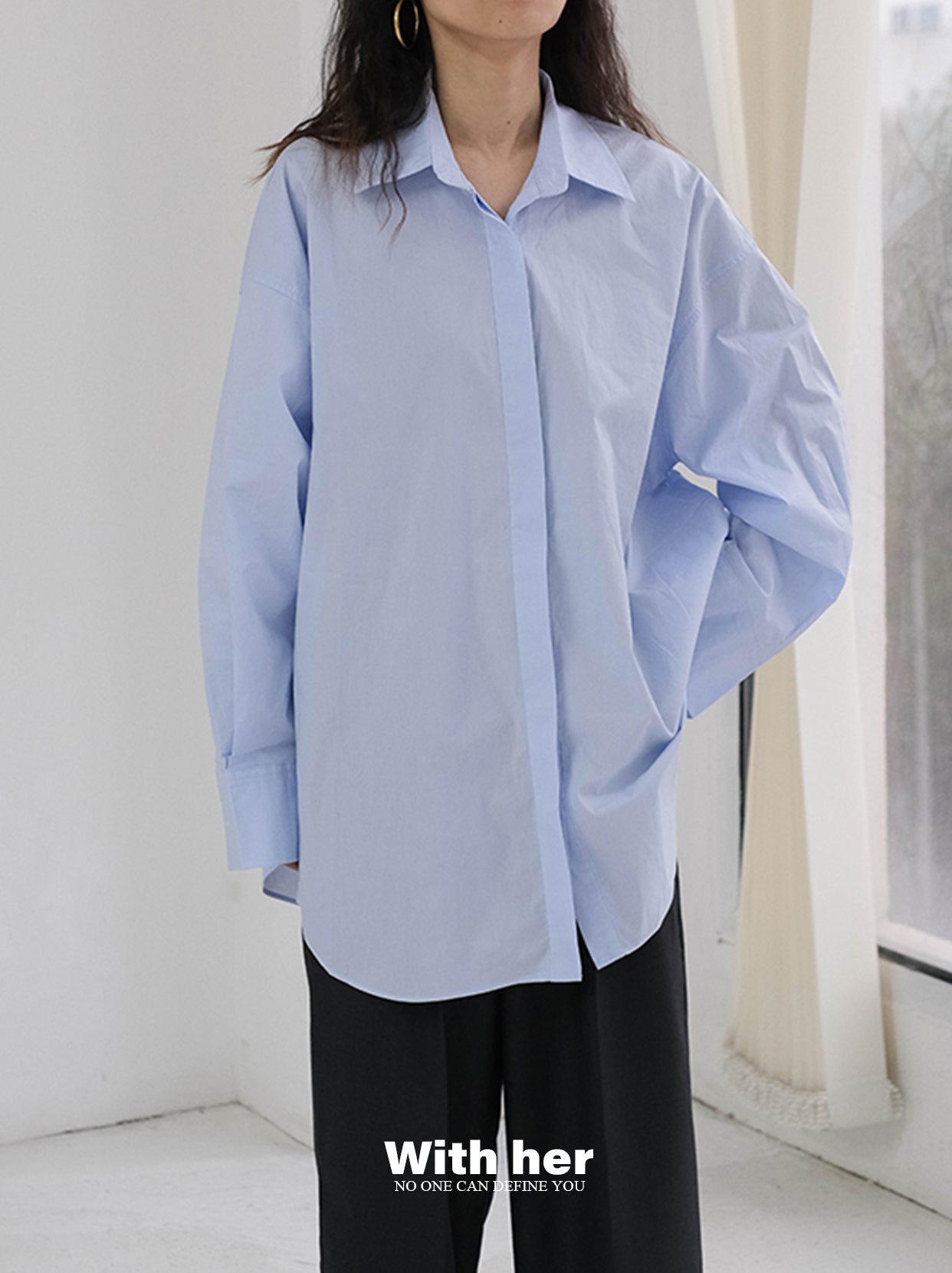 Mizu Blue Blouse