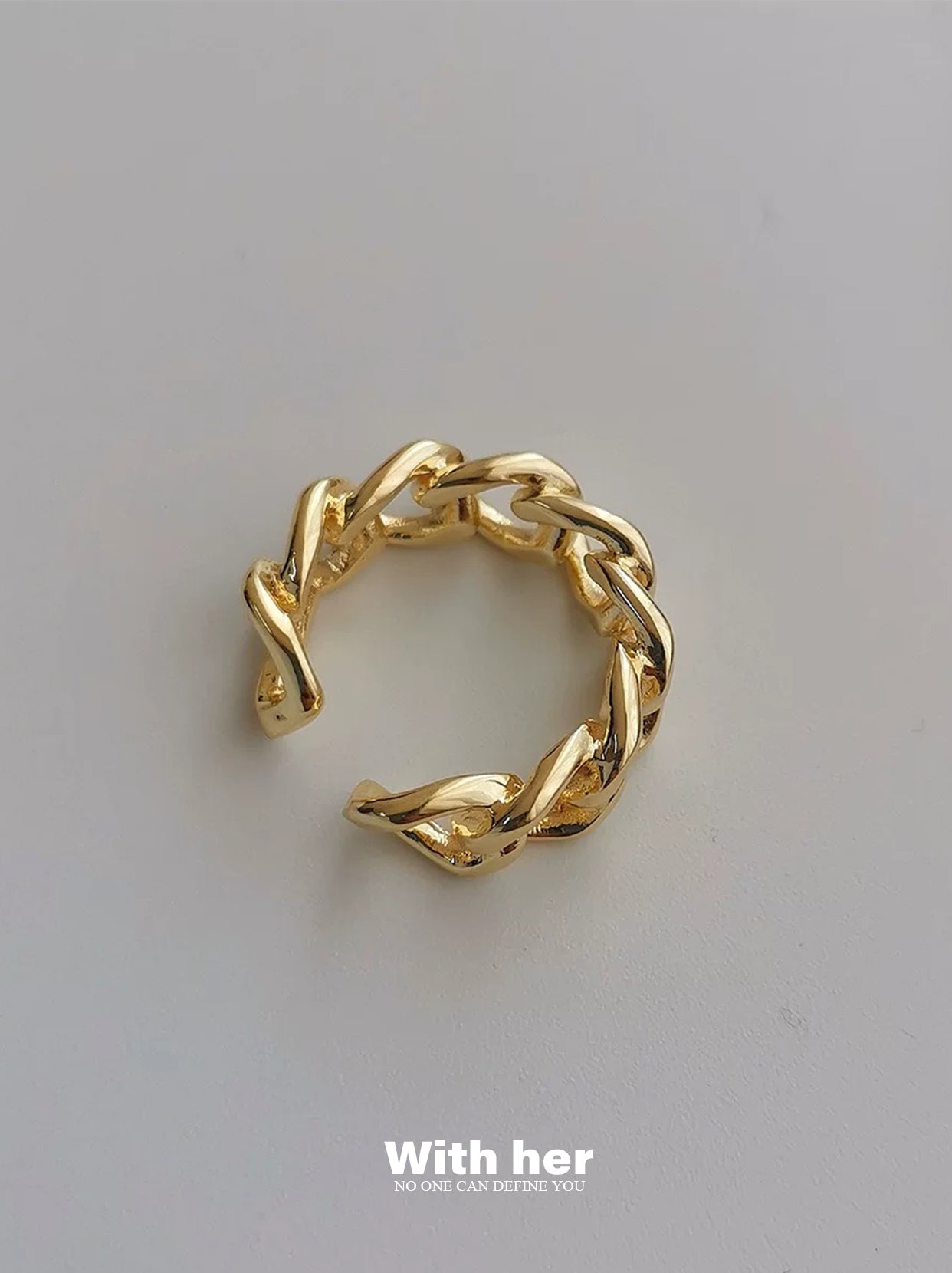 Chain Twist Ring