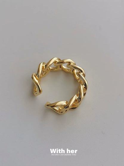 Chain Twist Ring