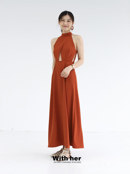 Original Halter neck Midriff Dress