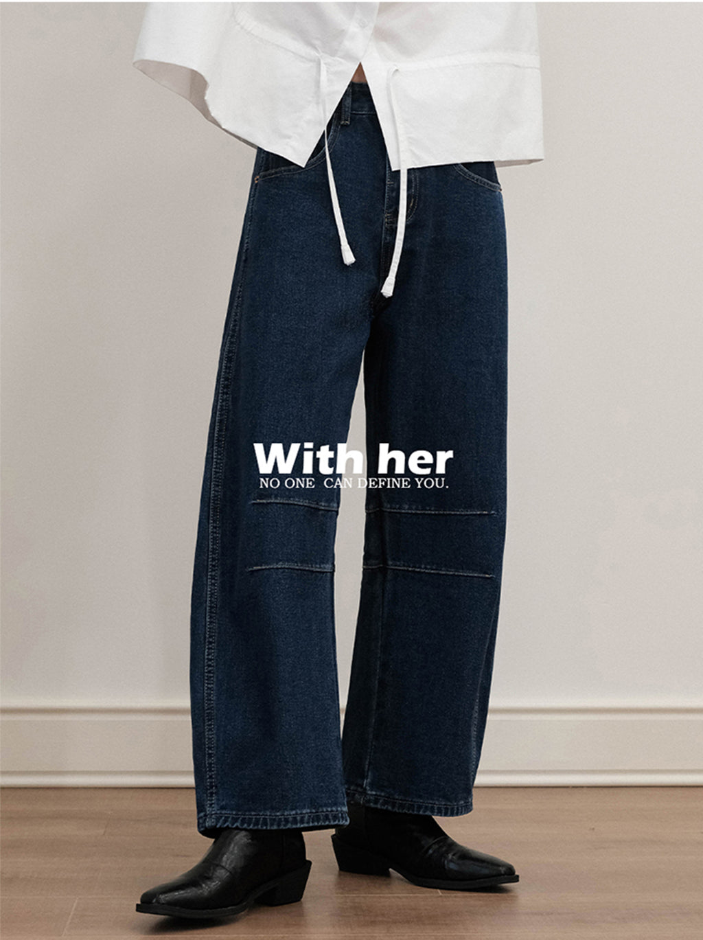 Old School Cropped Jeans
