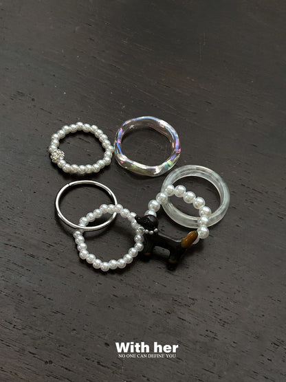 Vintage Pearl Rings