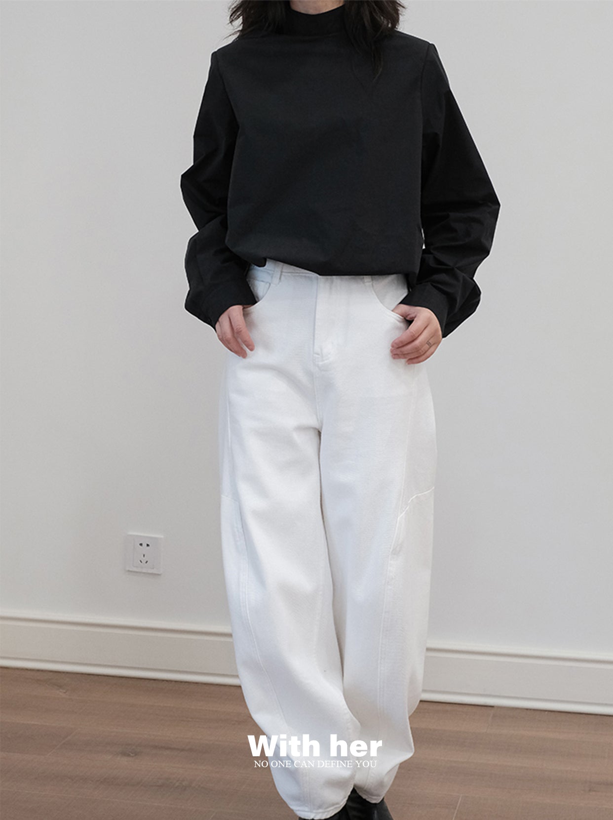 White Pearl Harem Pants
