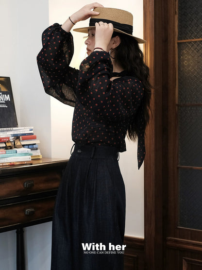 Voile Dots Blouse