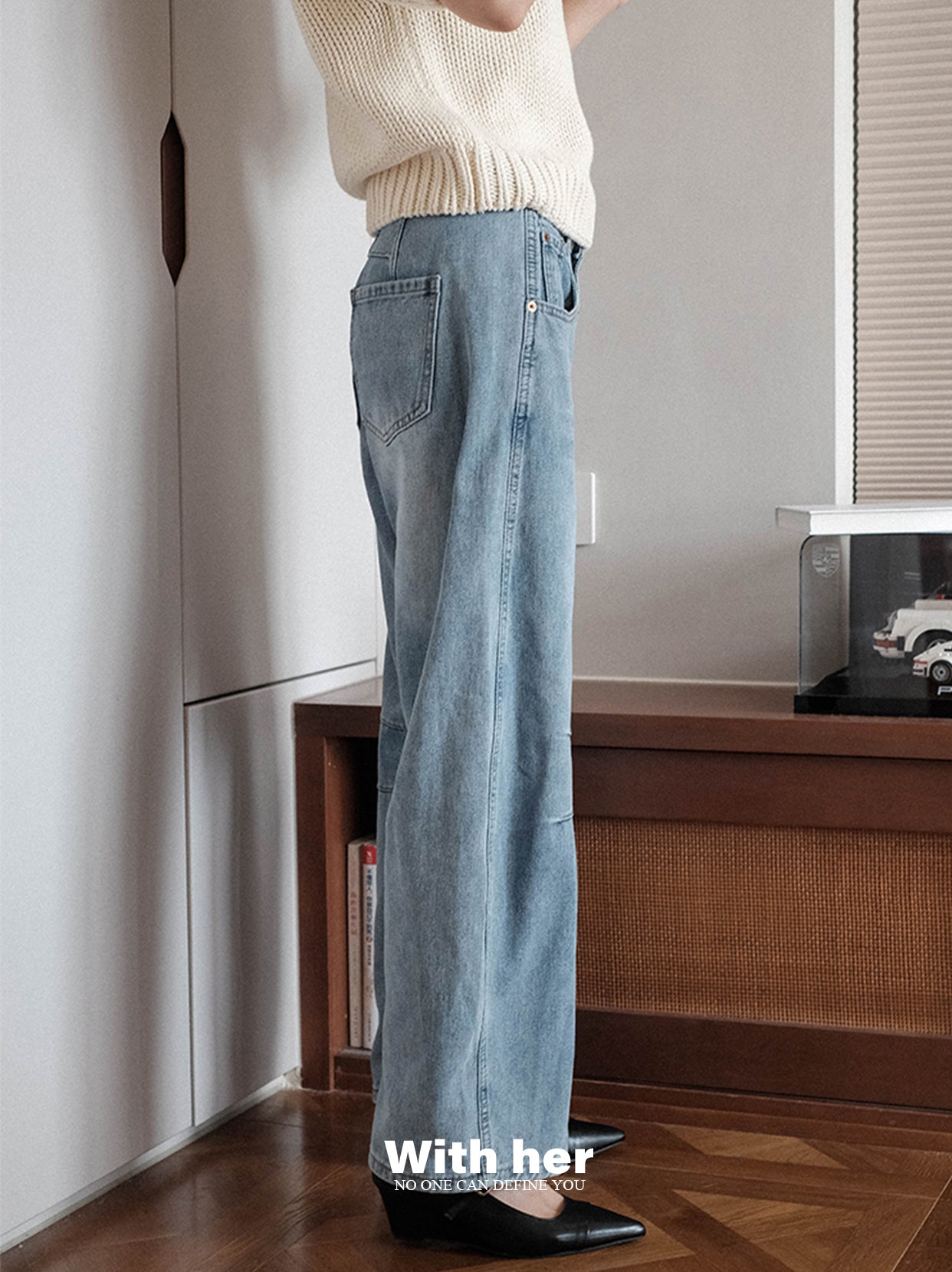 Old School Cropped Jeans