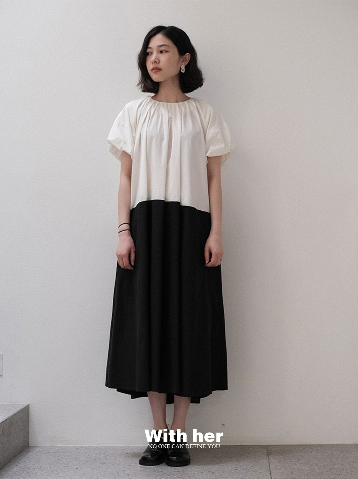 Original Cotton Puff Sleeve Dress