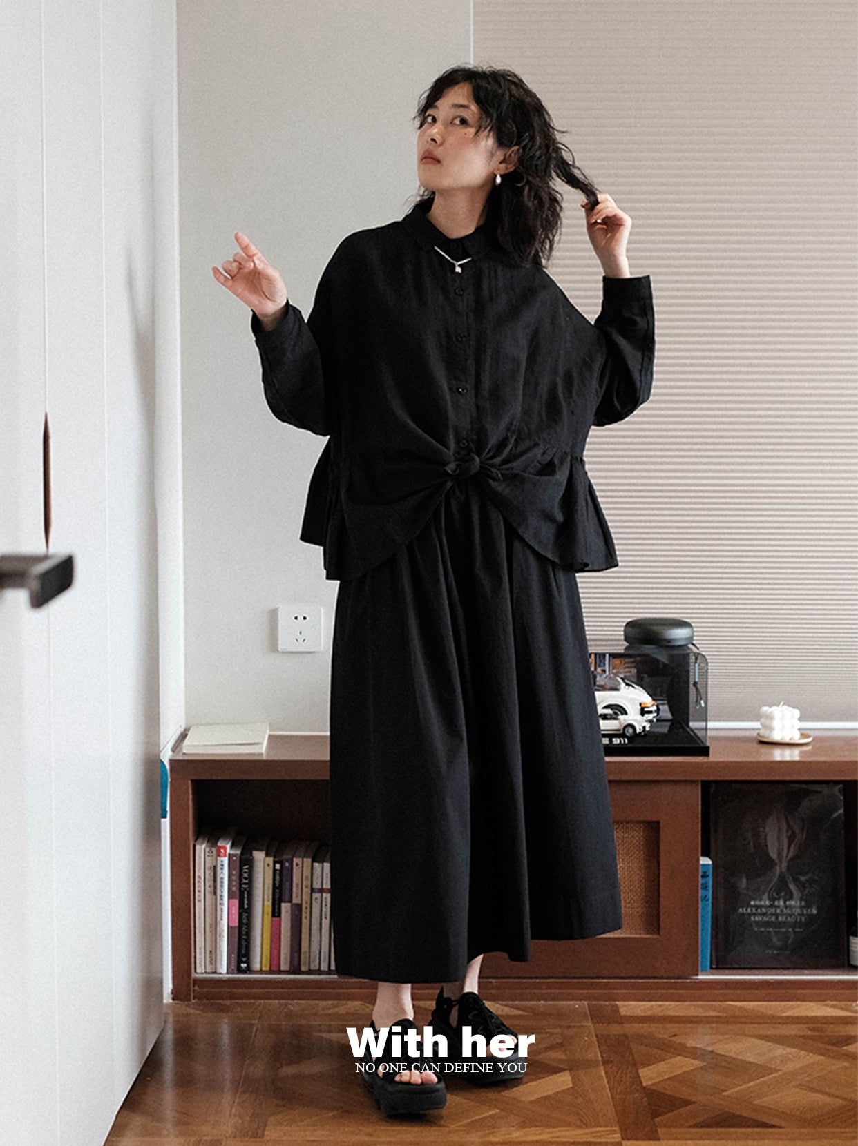Bat Sleeve Blouse