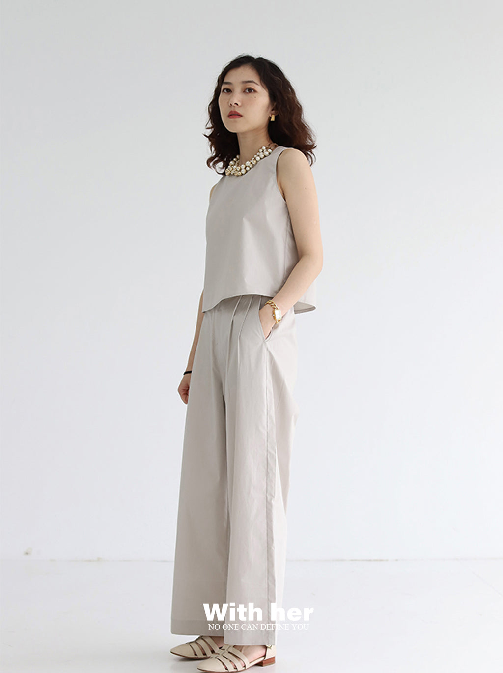 Original Cotton Cropped Trousers