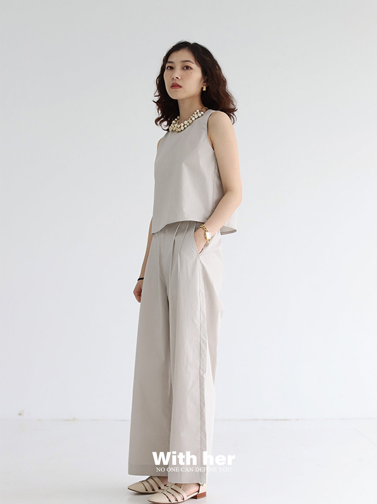Original Cotton Cropped Trousers