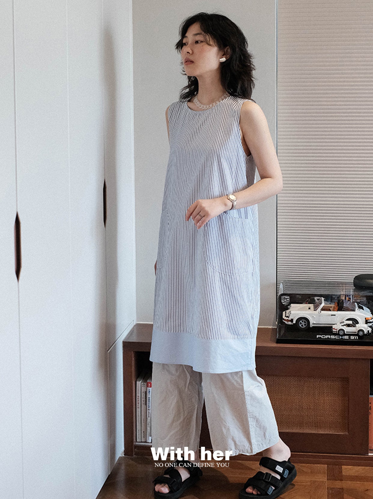 Blue Patch Dress