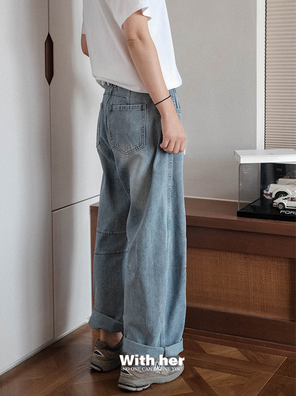 Old School Cropped Jeans