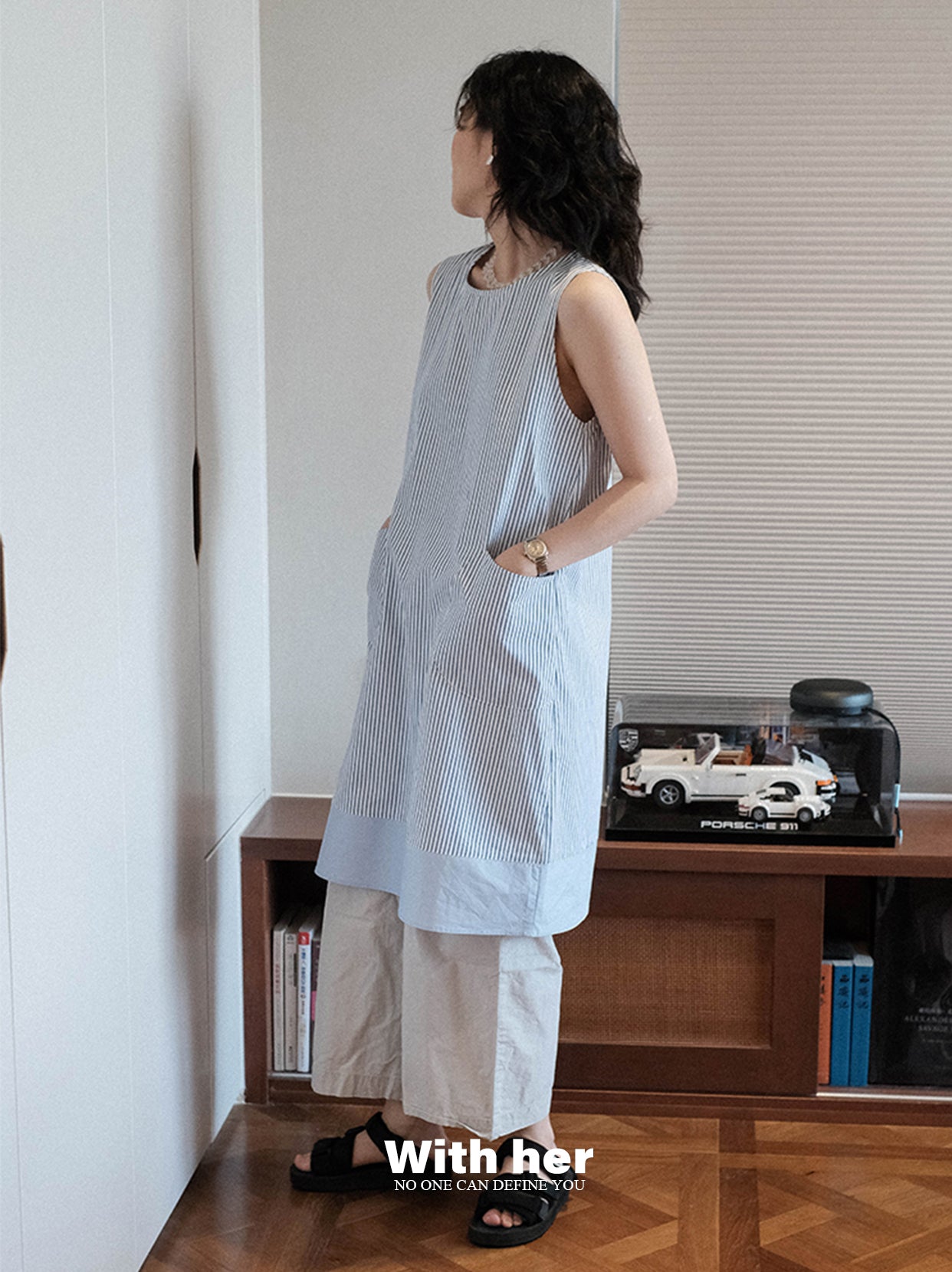 Blue Patch Dress