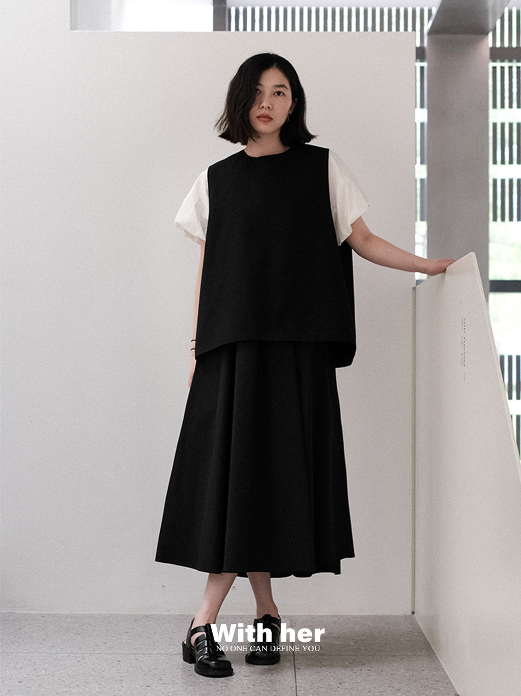 Original Cotton Puff Sleeve Dress