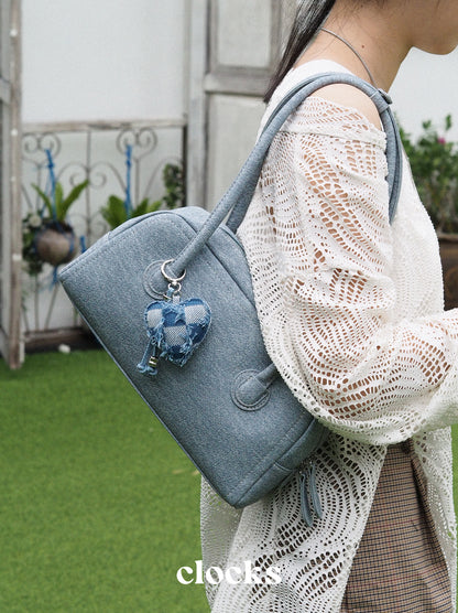 Blue Denim Duffle