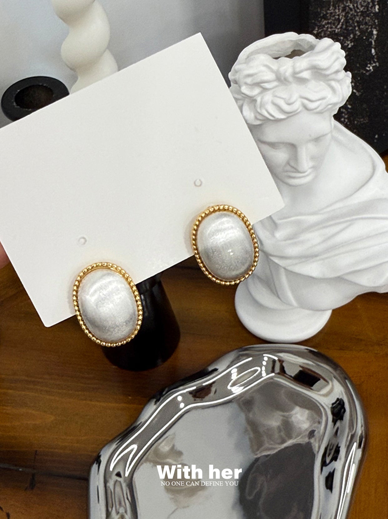Moonlit Pearl Earrings