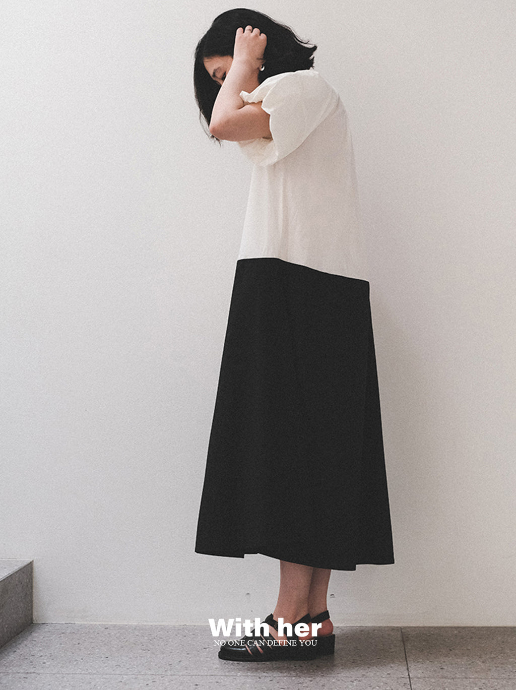 Original Cotton Puff Sleeve Dress