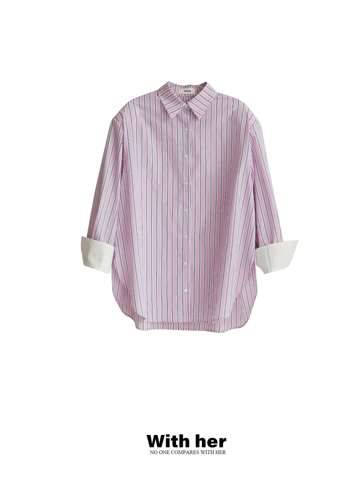 Original Oversized Striped Blouse