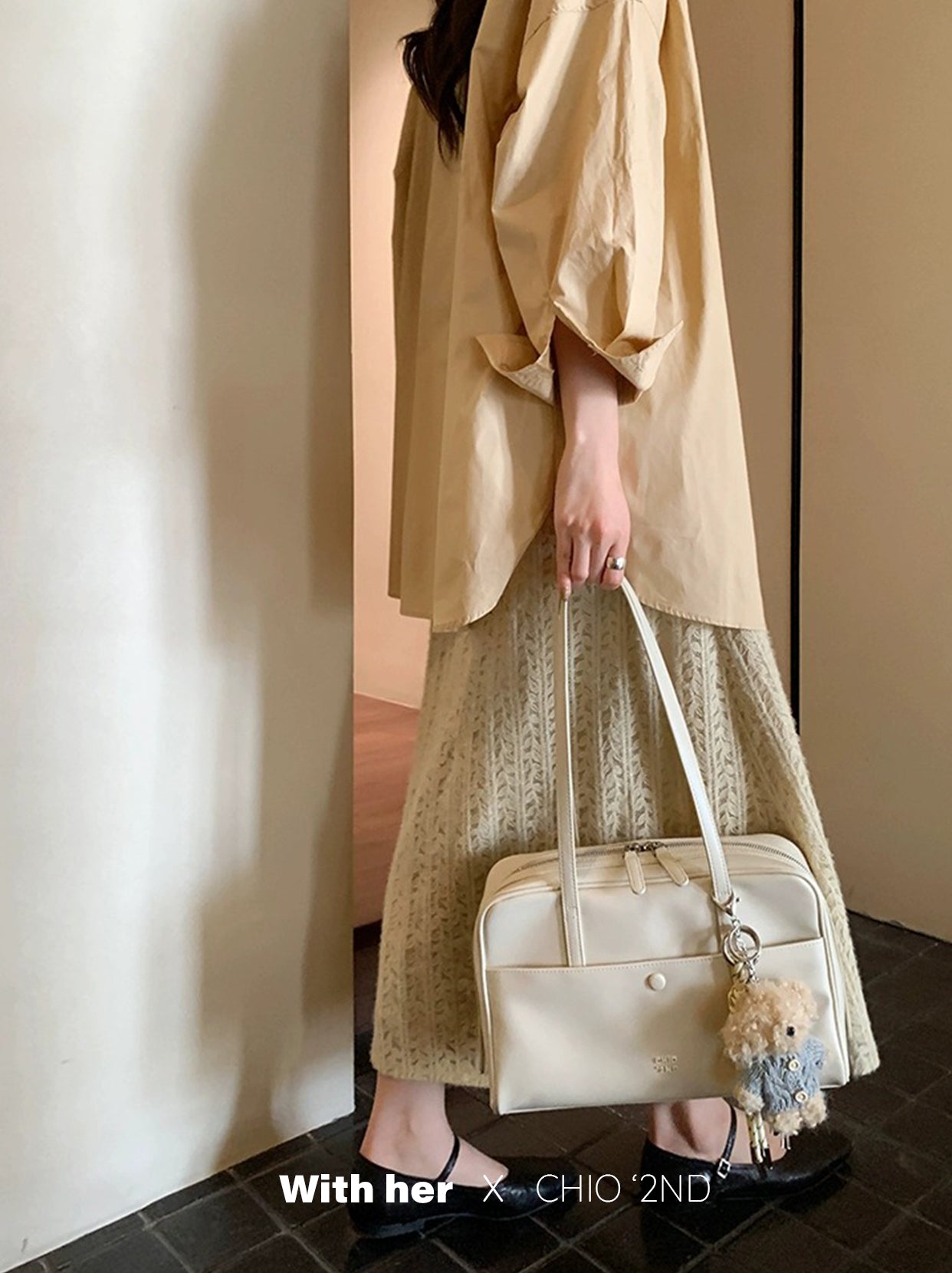 Bostan Creamy Sling Bag