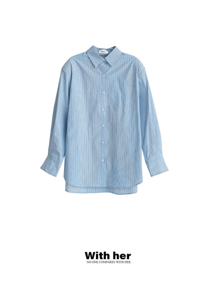 Original Oversized Striped Blouse