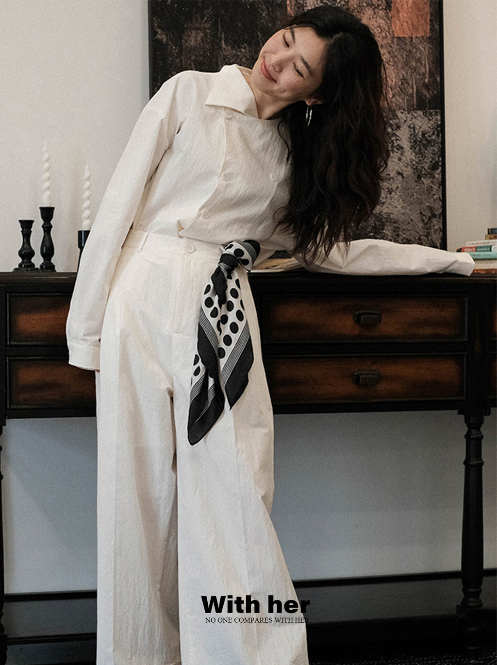 Untamed White Blouse