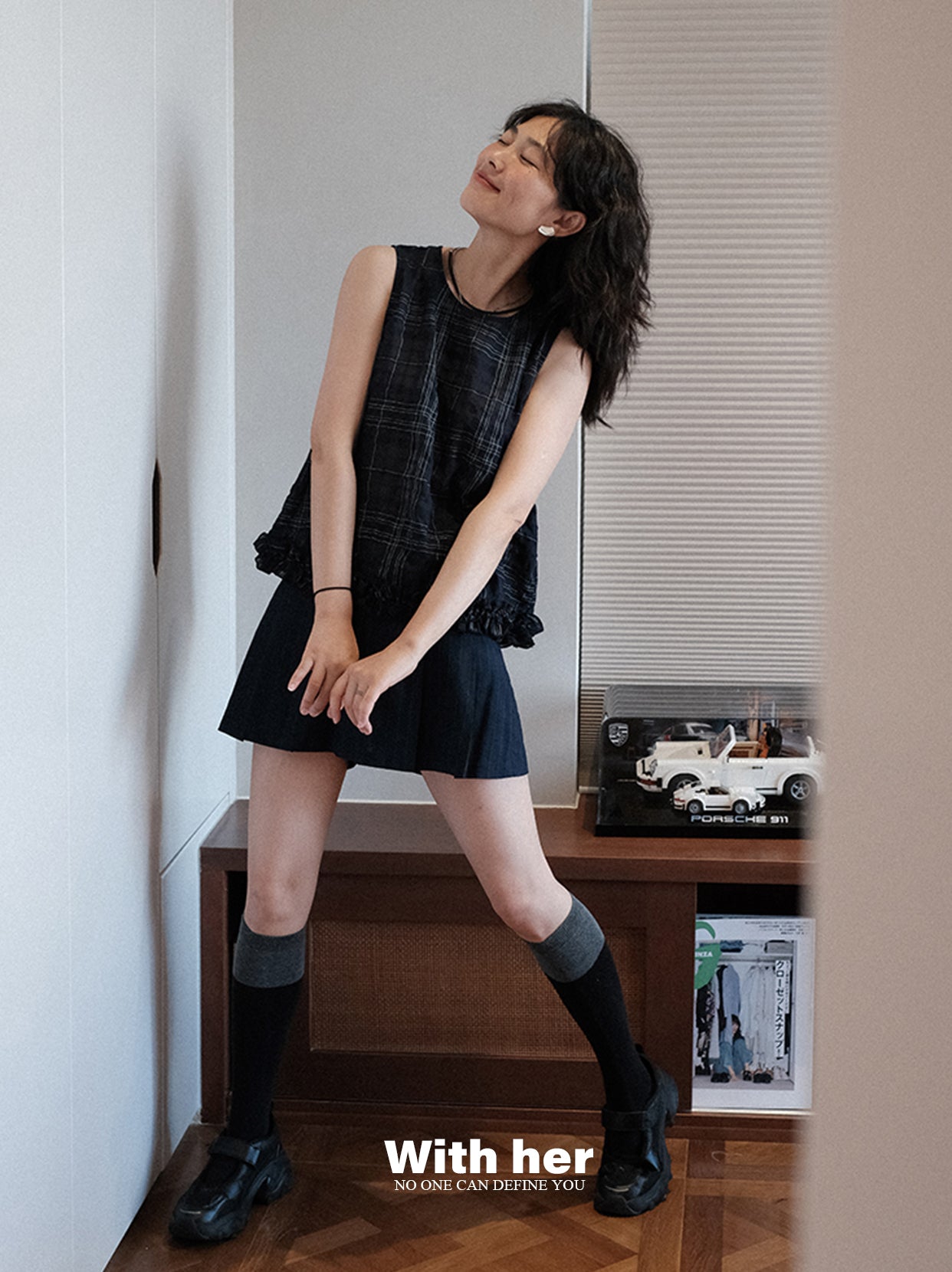 Original Plaid Sleeveless Top