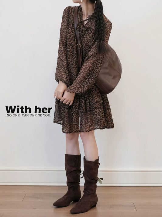 Sultry Leopard Dress