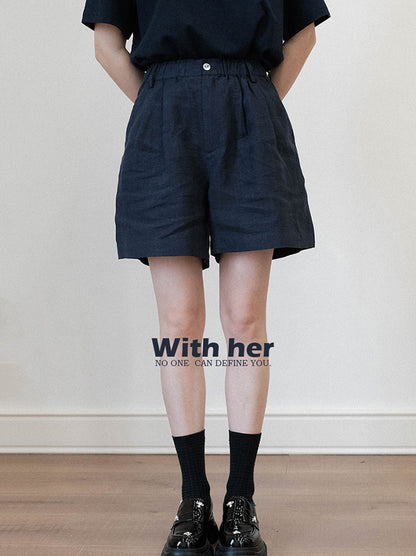 Soft Linen Blue Pants