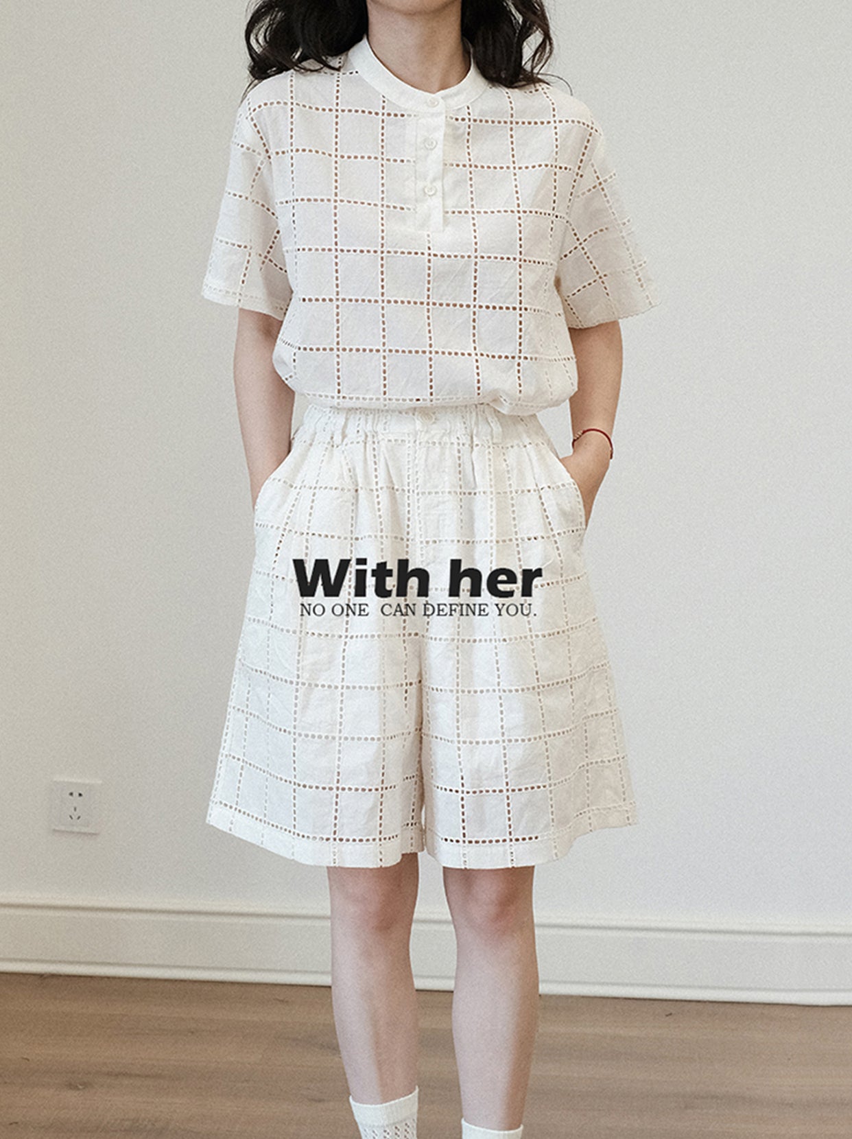 Unisex Mono Grid Tee