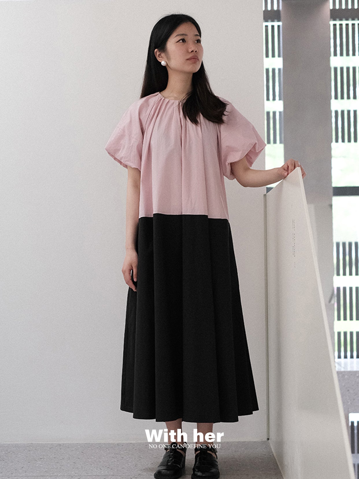Original Cotton Puff Sleeve Dress