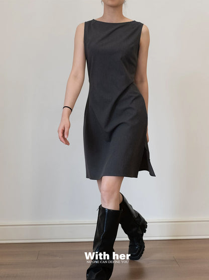 Gray Tank Dress