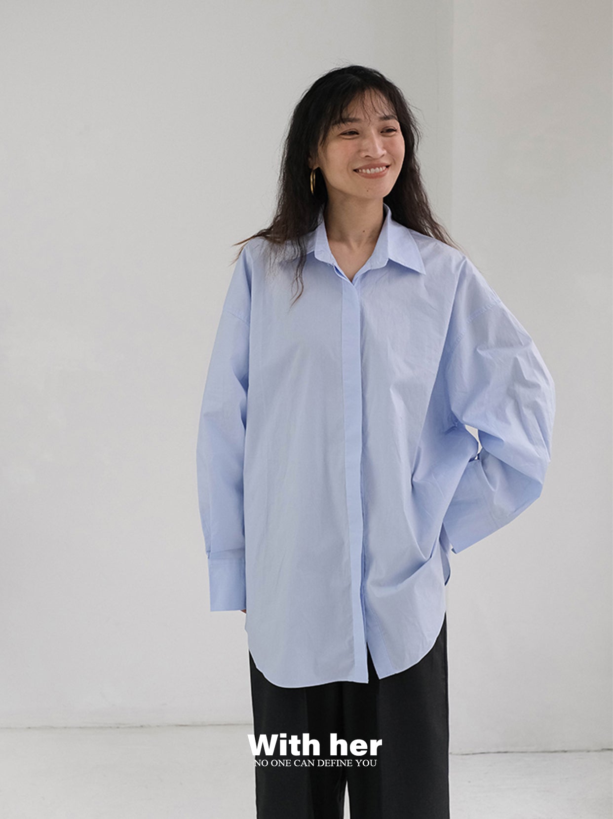 Mizu Blue Blouse