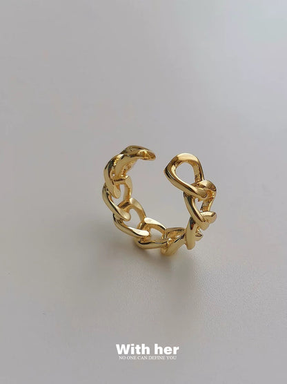 Chain Twist Ring