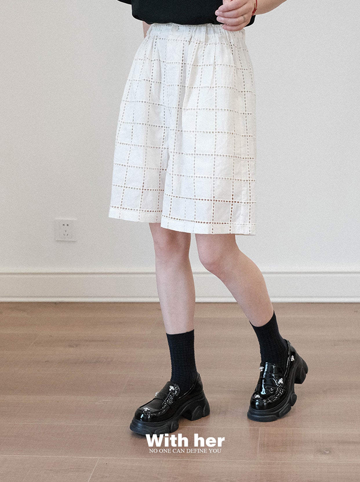 Unisex Classic Grid Shorts