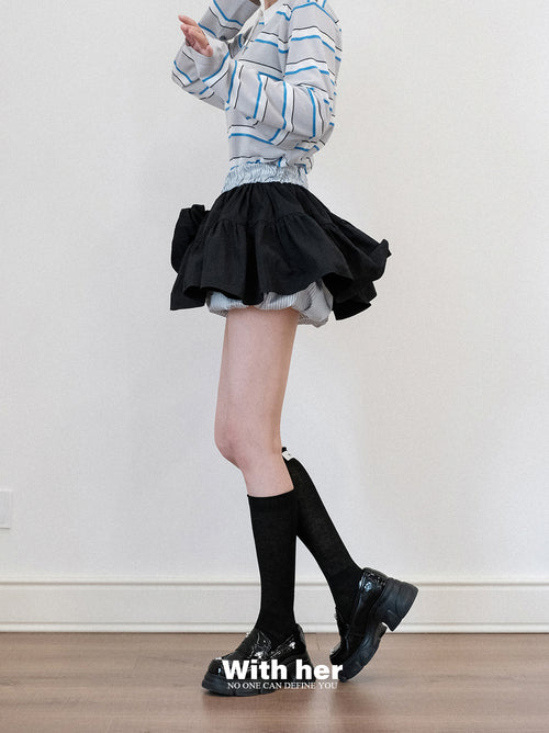 Ballet Fluffy Mini Skirt