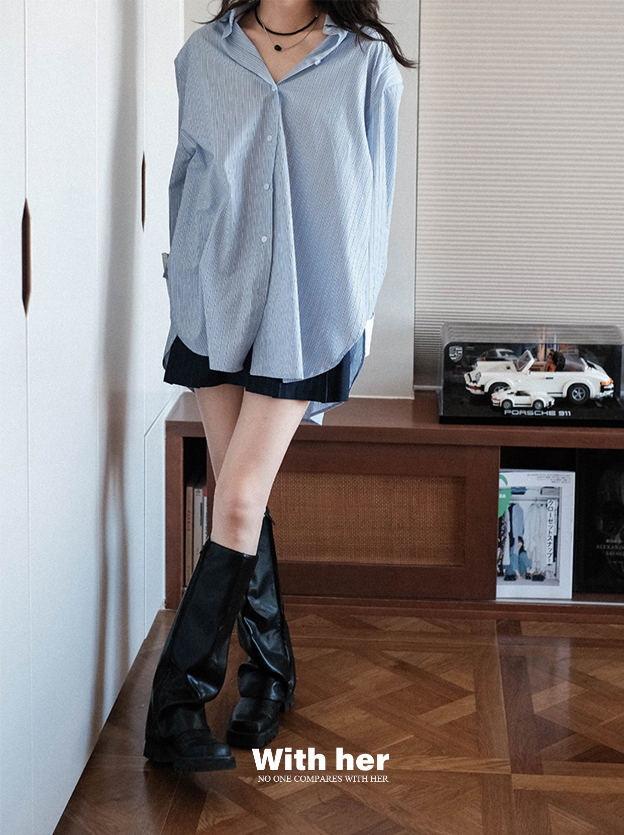 Original Oversized Striped Blouse