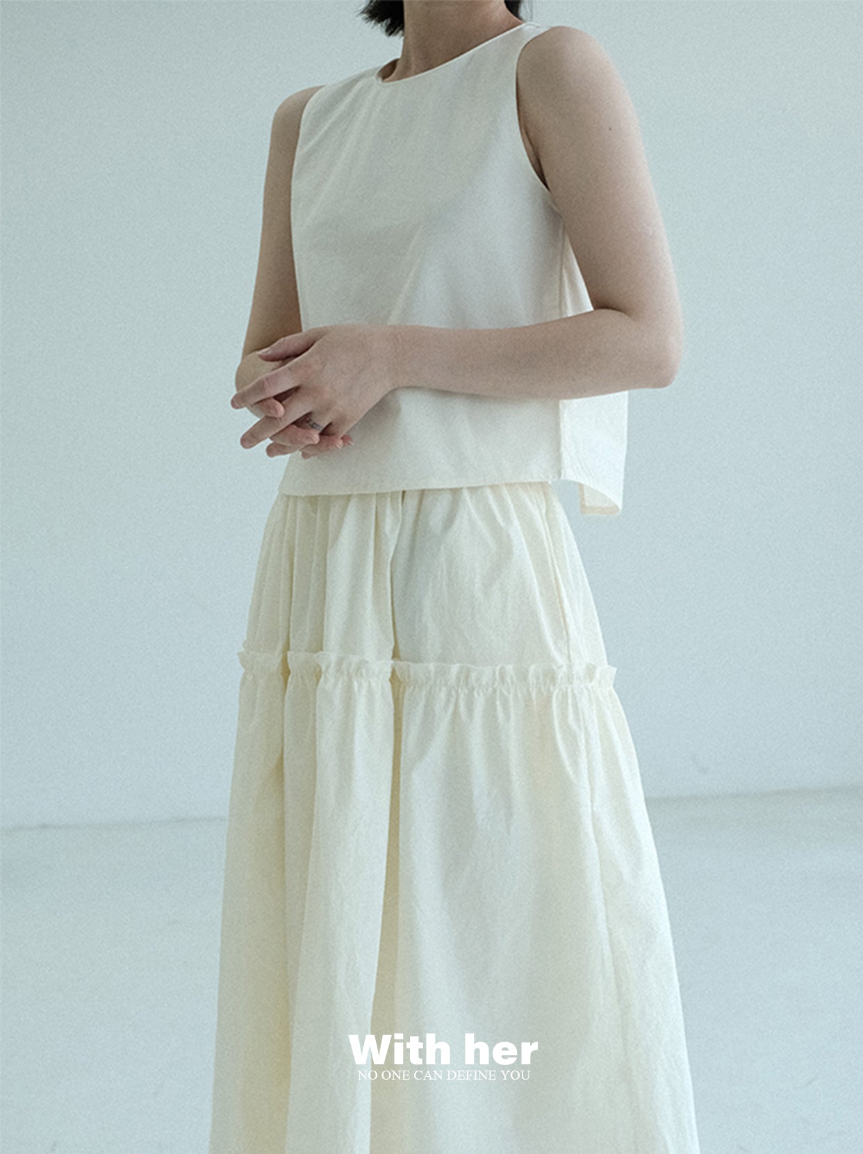 Original Backless Tie-Back Cropped Top