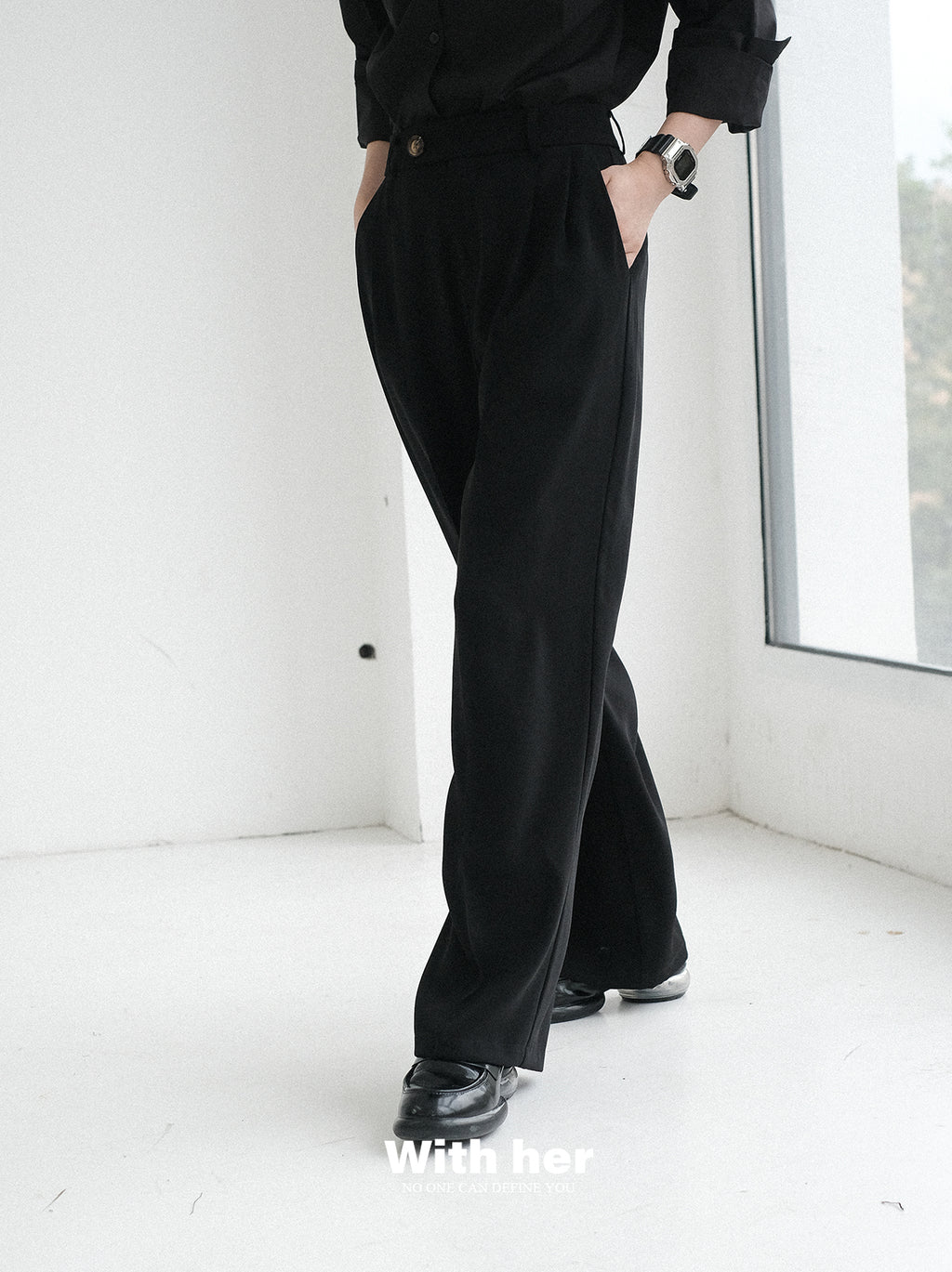 Original Classic Black Suit Trousers