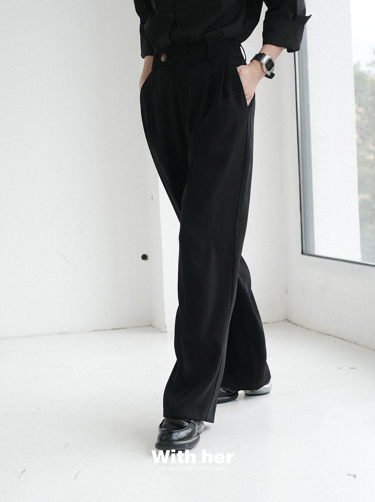Original Classic Black Suit Trousers
